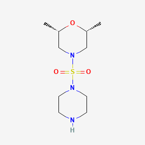 (2R,6S)-2,6-dimethyl-4-(piperazine-1-sulfonyl)morpholine