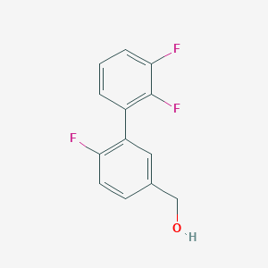 molecular formula C13H9F3O B13476574 [3-(2,3-Difluorophenyl)-4-fluorophenyl]methanol 