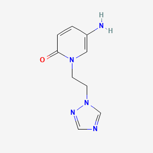 1-(2-(1h-1,2,4-Triazol-1-yl)ethyl)-5-aminopyridin-2(1h)-one