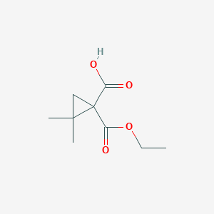 1-(Ethoxycarbonyl)-2,2-dimethylcyclopropane-1-carboxylic acid