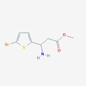 Methyl 3-amino-3-(5-bromothiophen-2-yl)propanoate