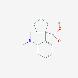 molecular formula C14H19NO2 B13476685 1-(2-(Dimethylamino)phenyl)cyclopentane-1-carboxylic acid 