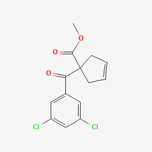 Methyl 1-(3,5-dichlorobenzoyl)cyclopent-3-ene-1-carboxylate