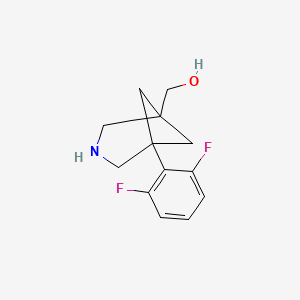 [5-(2,6-Difluorophenyl)-3-azabicyclo[3.1.1]heptan-1-yl]methanol