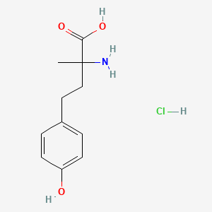 2-Amino-4-(4-hydroxyphenyl)-2-methylbutanoic acid hydrochloride