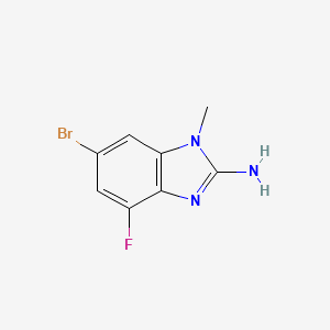 6-bromo-4-fluoro-1-methyl-1H-1,3-benzodiazol-2-amine