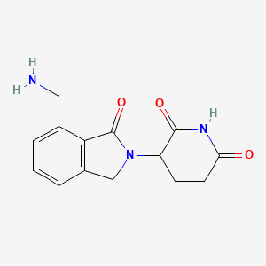 3-(7-(Aminomethyl)-1-oxoisoindolin-2-yl)piperidine-2,6-dione