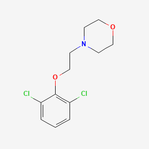molecular formula C12H15Cl2NO2 B1347679 4-(2-(2,6-Dichlorophenoxy)ethyl)morpholine CAS No. 372183-73-8