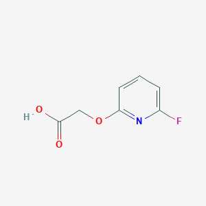 2-[(6-Fluoropyridin-2-yl)oxy]acetic acid