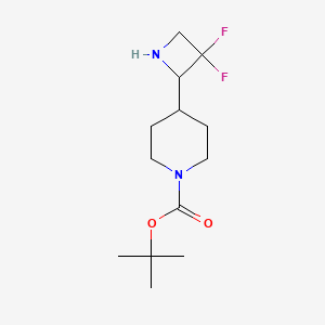 Tert-butyl 4-(3,3-difluoroazetidin-2-yl)piperidine-1-carboxylate