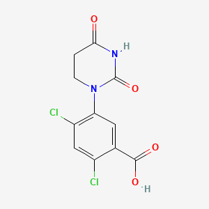 2,4-Dichloro-5-(2,4-dioxohexahydropyrimidin-1-yl)benzoic acid