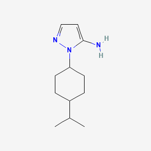 molecular formula C12H21N3 B13476871 1-(4-Isopropylcyclohexyl)-1h-pyrazol-5-amine 