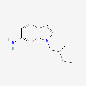 1-(2-Methylbutyl)-1h-indol-6-amine