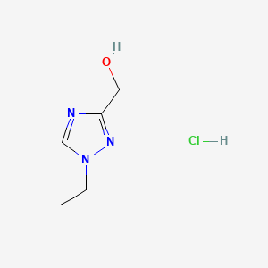 (1-ethyl-1H-1,2,4-triazol-3-yl)methanol hydrochloride