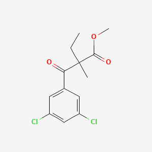 Methyl 2-(3,5-dichlorobenzoyl)-2-methylbutanoate