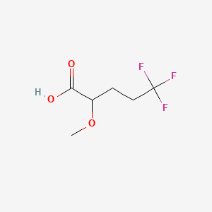 5,5,5-Trifluoro-2-methoxypentanoic acid