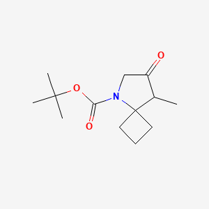 Tert-butyl 8-methyl-7-oxo-5-azaspiro[3.4]octane-5-carboxylate