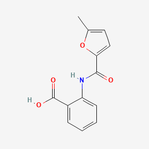 molecular formula C13H11NO4 B1347695 2-[(5-Methyl-2-furoyl)amino]benzoic acid CAS No. 423729-45-7