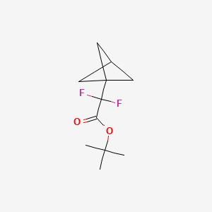 Tert-butyl 2-{bicyclo[1.1.1]pentan-1-yl}-2,2-difluoroacetate