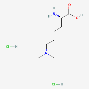 molecular formula C8H20Cl2N2O2 B13476986 (2S)-2-amino-6-(dimethylamino)hexanoic acid dihydrochloride 