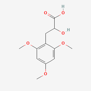 molecular formula C12H16O6 B13476992 2-Hydroxy-3-(2,4,6-trimethoxyphenyl)propanoic acid 