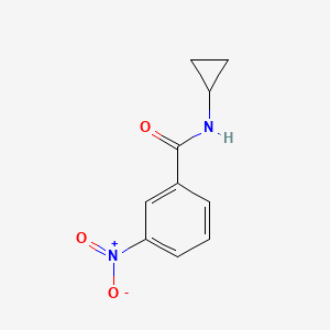 molecular formula C10H10N2O3 B1347702 N-环丙基-3-硝基苯甲酰胺 CAS No. 392709-17-0