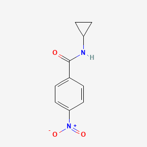 molecular formula C10H10N2O3 B1347703 N-cyclopropyl-4-nitrobenzamide CAS No. 88229-21-4