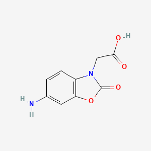 2-(6-Amino-2-oxobenzo[d]oxazol-3(2h)-yl)acetic acid