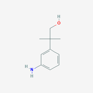 2-(3-Aminophenyl)-2-methylpropan-1-ol