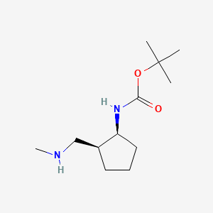 tert-butyl N-{2-[(methylamino)methyl]cyclopentyl}carbamate