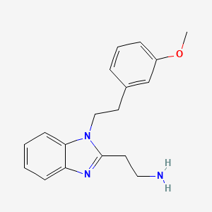 2-{1-[2-(3-methoxyphenyl)ethyl]-1H-1,3-benzodiazol-2-yl}ethan-1-amine