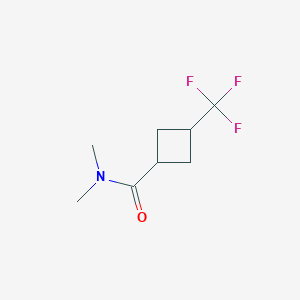 N,N-dimethyl-3-(trifluoromethyl)cyclobutane-1-carboxamide