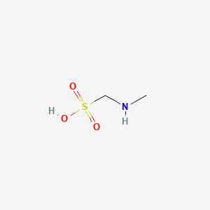 molecular formula C2H7NO3S B13477138 (Methylamino)methanesulfonic acid CAS No. 23592-45-2