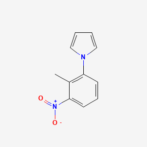 molecular formula C11H10N2O2 B1347714 1-(2-methyl-3-nitrophenyl)-1H-pyrrole CAS No. 52414-57-0