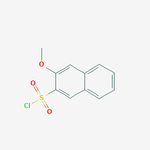 molecular formula C11H9ClO3S B13477162 3-Methoxynaphthalene-2-sulfonyl chloride 