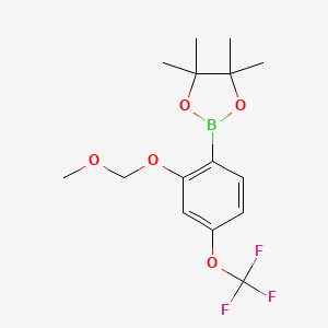 2-(2-(Methoxymethoxy)-4-(trifluoromethoxy)phenyl)-4,4,5,5-tetramethyl-1,3,2-dioxaborolane