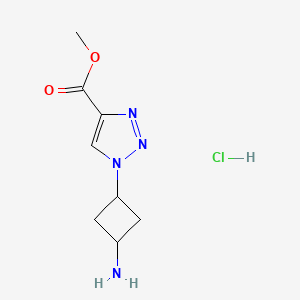 methyl1-(3-aminocyclobutyl)-1H-1,2,3-triazole-4-carboxylatehydrochloride,Mixtureofdiastereomers