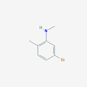 molecular formula C8H10BrN B13477191 (5-Bromo-2-methyl-phenyl)-methyl-amine 