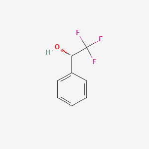 molecular formula C8H7F3O B1347727 (S)-(+)-alpha-(Trifluoromethyl)benzyl alcohol CAS No. 340-06-7