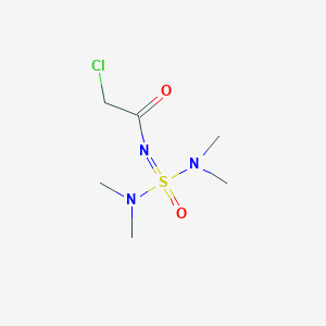 N-[bis(dimethylamino)(oxo)-lambda6-sulfanylidene]-2-chloroacetamide