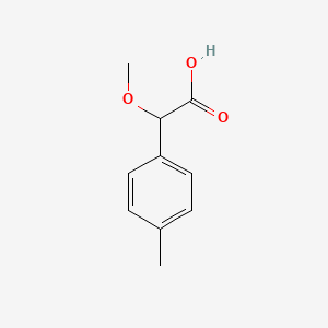 molecular formula C10H12O3 B13477307 2-Methoxy-2-(4-methylphenyl)acetic acid 