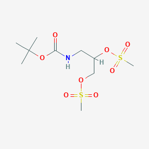 tert-butyl N-[2,3-bis(methanesulfonyloxy)propyl]carbamate