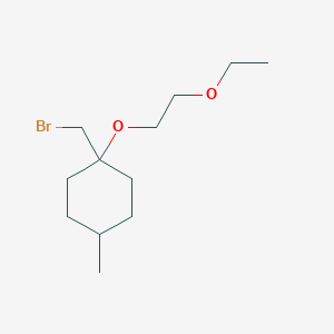 1-(Bromomethyl)-1-(2-ethoxyethoxy)-4-methylcyclohexane