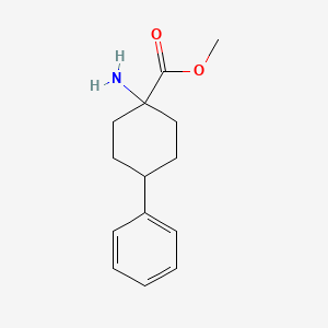 Methyl 1-amino-4-phenylcyclohexane-1-carboxylate