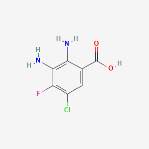 2,3-Diamino-5-chloro-4-fluorobenzoic acid