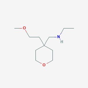 n-((4-(2-Methoxyethyl)tetrahydro-2h-pyran-4-yl)methyl)ethanamine