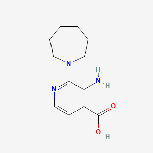 3-Amino-2-(azepan-1-yl)isonicotinic acid