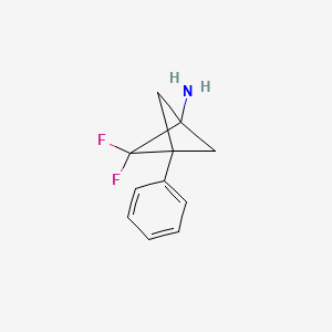 2,2-Difluoro-3-phenylbicyclo[1.1.1]pentan-1-amine