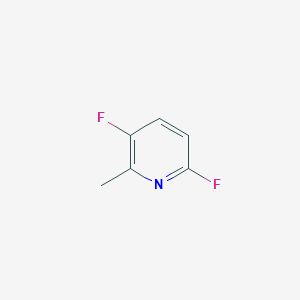 molecular formula C6H5F2N B13477546 3,6-Difluoro-2-methylpyridine 