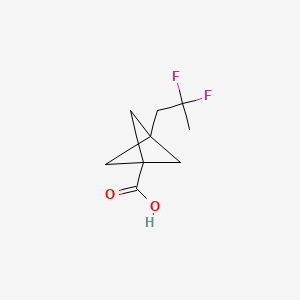 3-(2,2-Difluoropropyl)bicyclo[1.1.1]pentane-1-carboxylicacid